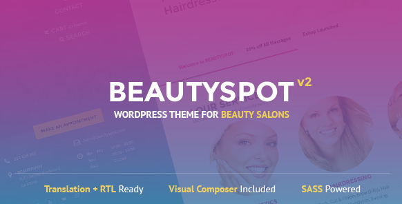 BeautySpot WordPress Theme for Beauty Salons v3.3.8